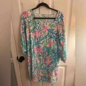 Lilly Pulitzer Coral Reef Long Sleeve Dress